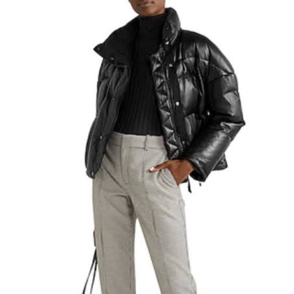 Jason Wu real leather puffer size M cropped